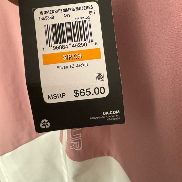 NWT Under Armour Women’s Full Zip Hooded Jacket Size Small - Picture 8 of 10